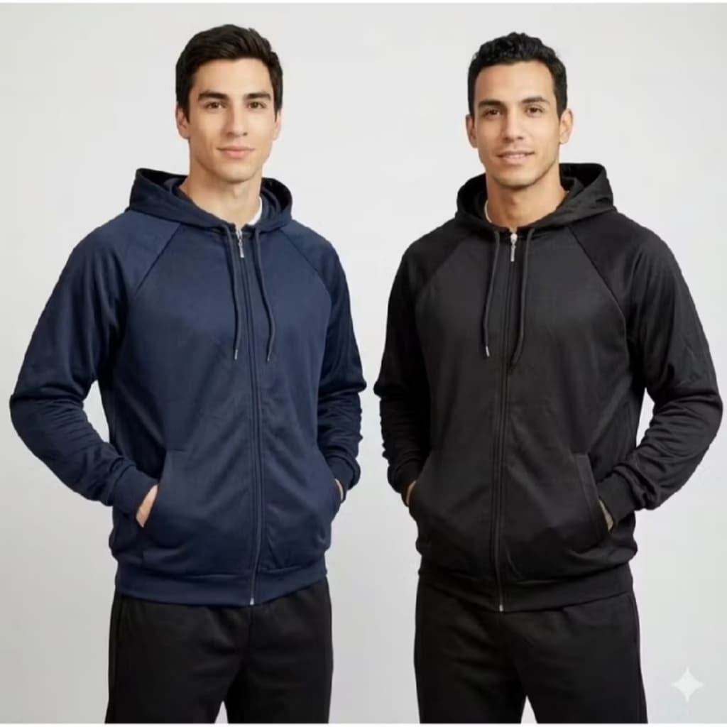 Blusa de Frio Moletom Flanelado Casaco com Capuz N ATHLETICS VIRGULA PREMIUM