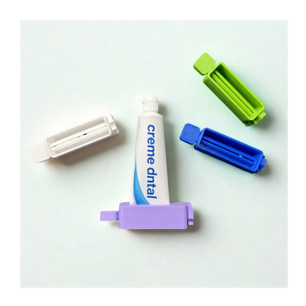 Espremedor De Creme Dental Pasta Dente Tubo Organizador Banheiro Econômico Sem Desperdício