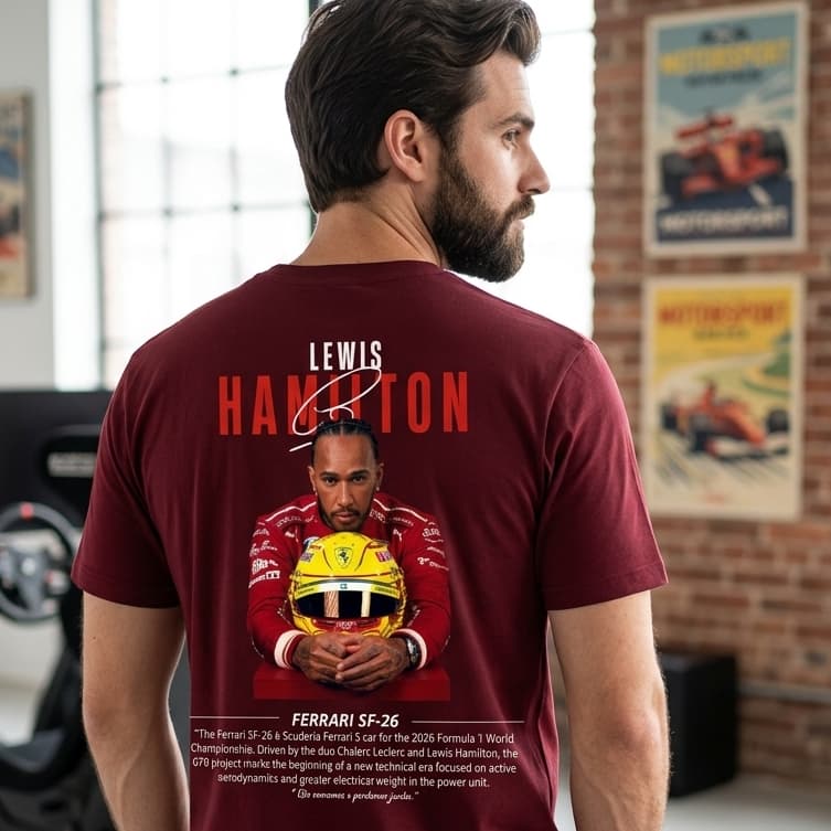 Camiseta Lewis Hamilton #44 F1 Formula 1 Corrida automobilismo Estampa Exclusiva da Loja Algodão Premium