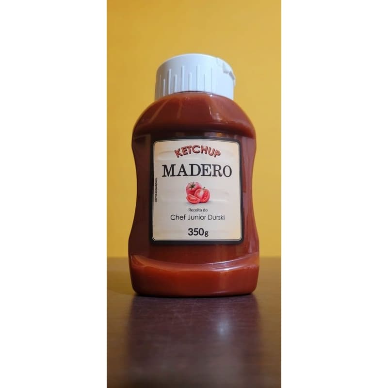 Ketchup Madero Com Cravo & Canela 1X350G ( O verdadeiro Ketchup Especial  da rede fastfood MADERO na sua casa )