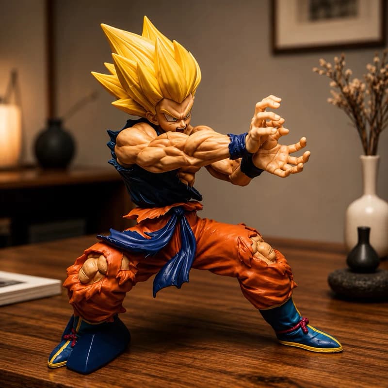 Boneco Goku Super Saiyajin Dragon Ball Z Action Figure Anime Alta Qualidade
