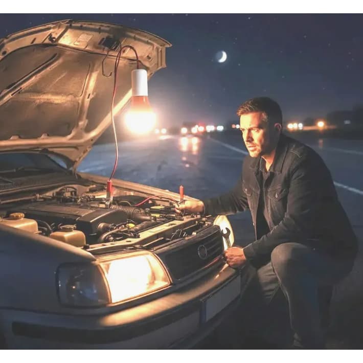 Luminária Emergência LED Bestfer 5W 12V Pendente Luz Modelo Automotivo