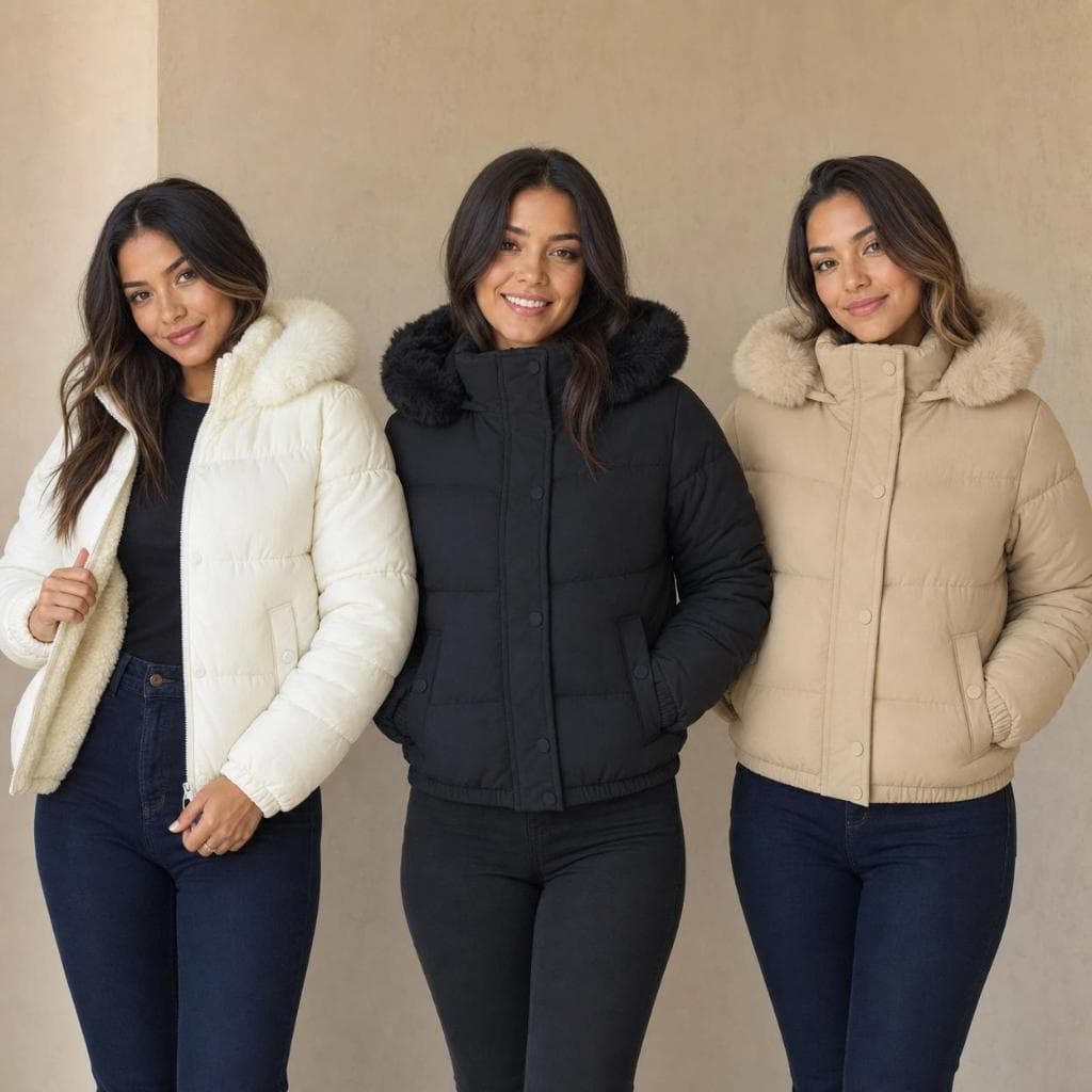 Blusa De Frio Feminina Jaqueta Casaco Cropped Puffer Bomber