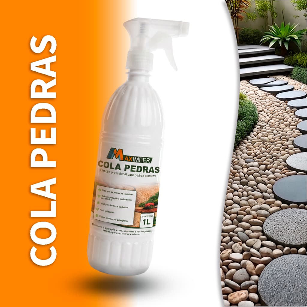 Fixador De Pedras Soltas 1l - Trava Pedra