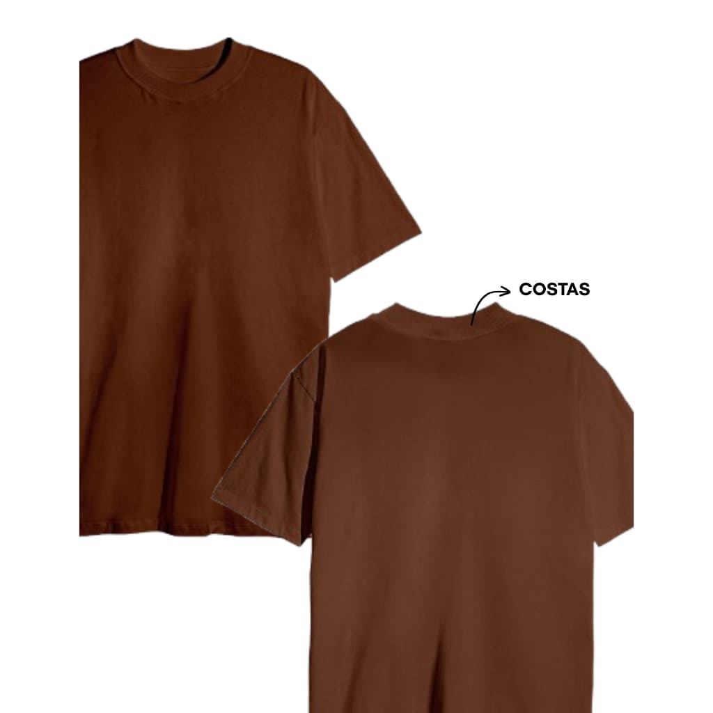 Camiseta Streetwear 100% Algodão Sem Estampa