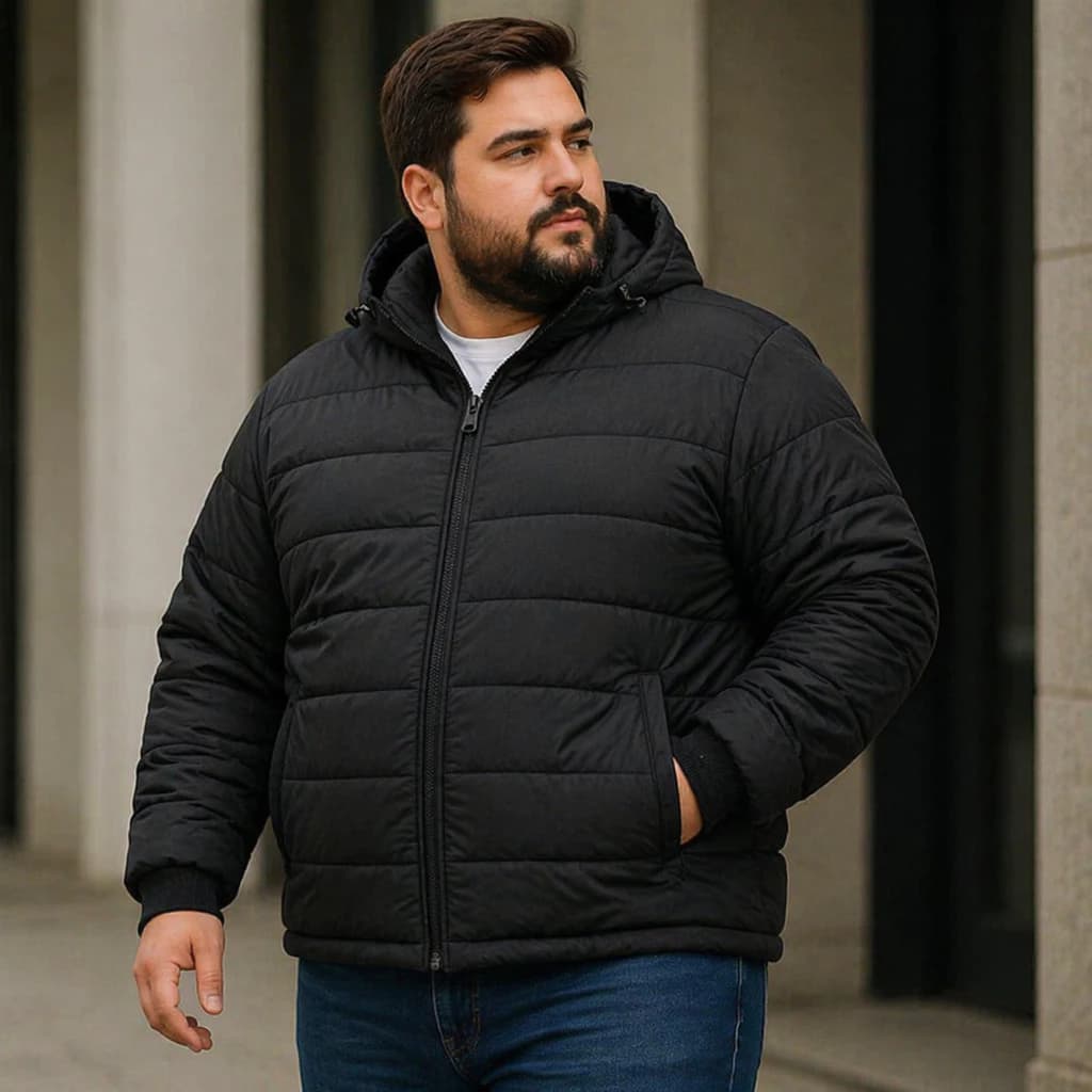 Jaqueta Masculina Casaco Bobojaco Plus Size P Ao G6 Forrado Grosso Moto Inverno Neve Frio Impermeável