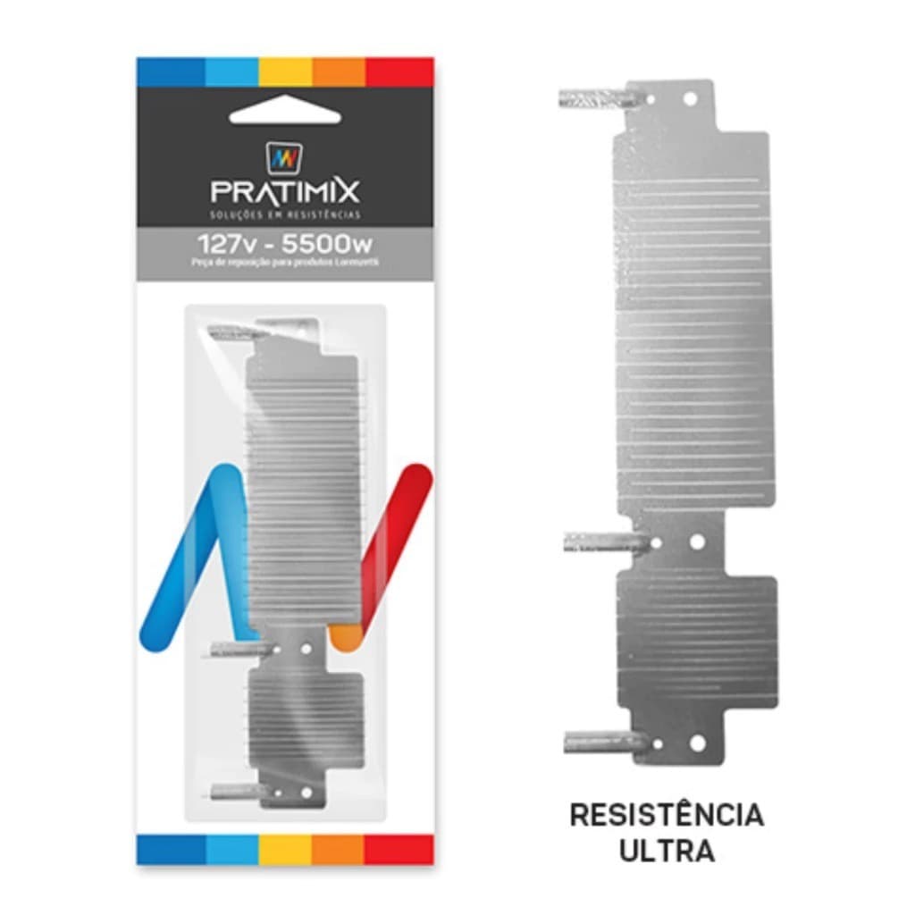 Resistência Pratimix p/ Lorenzetti Bello Banho, Ultra, Loren Bello e Maxi Ducha 127 ou 220V