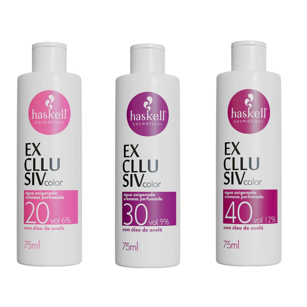 Haskell - Água Oxigenada Excllusiv Color 75ml - ( Volumes )