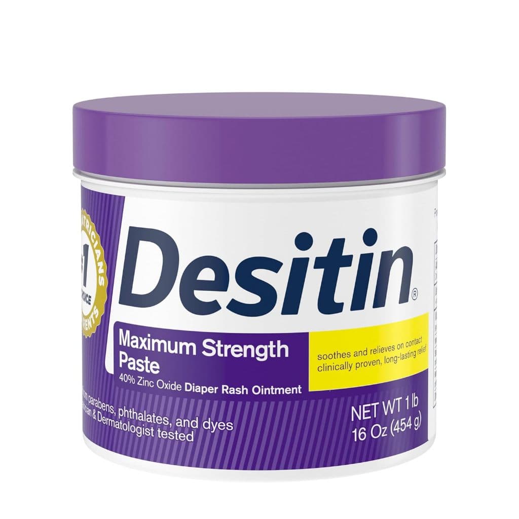 Pomada Desitin Creme para Assaduras de Fralda para Bebês, Máxima Potência, para Tratamento, Alívio e Prev