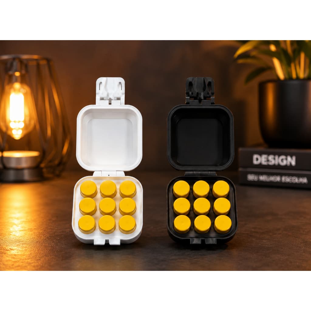 Caixa Porta Ampola 3ml a 5ml Case Organizadora p/ Tirze 9 Porta Frascos Ampolas Para Vacinas e Injeções
