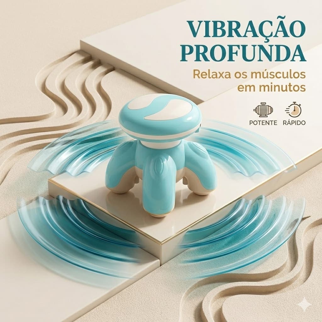 Massageador Elétrico Taiji AM-002 Modelo Tomate Original | Promoção Brasil