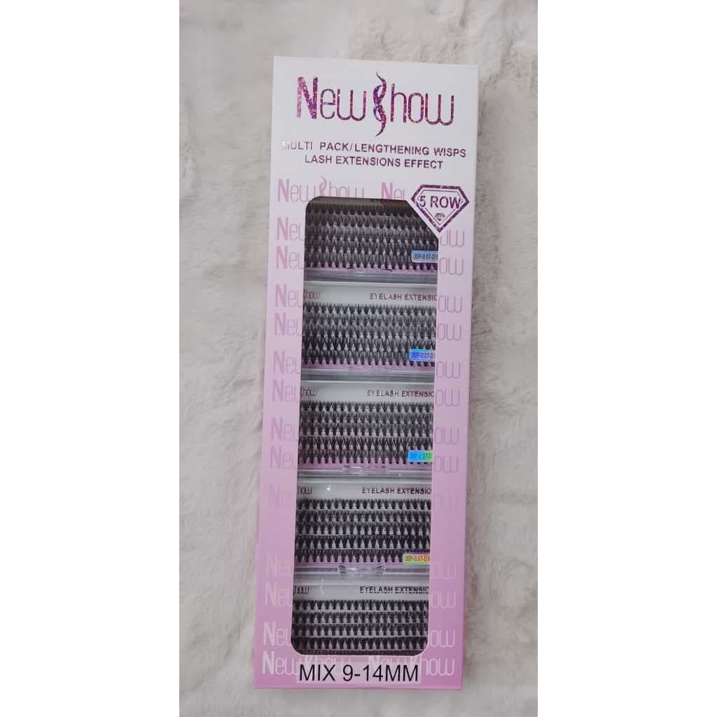 Kit Extensões de Cílios New Show – Multi Pack Profissional 30p 9 a 14mm