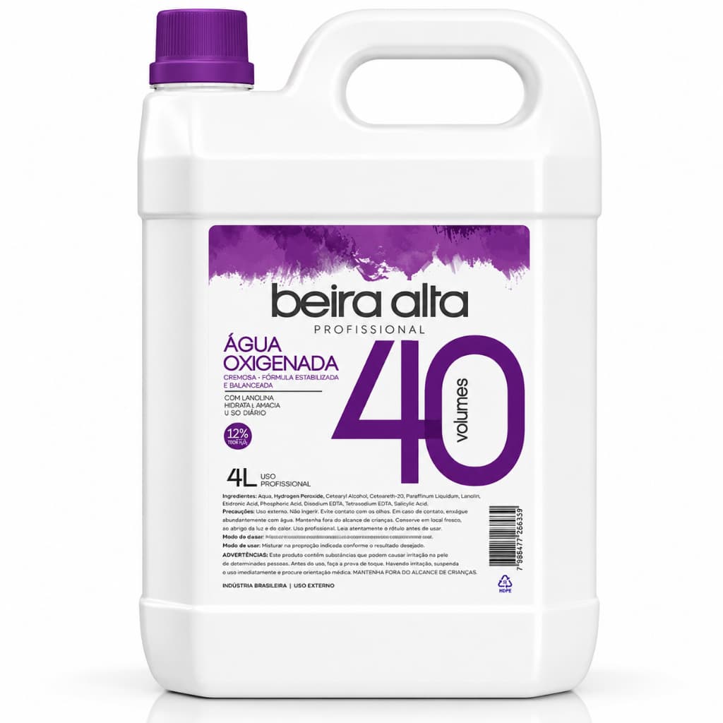 Água Oxigenada Volume 40 4L Beira Alta