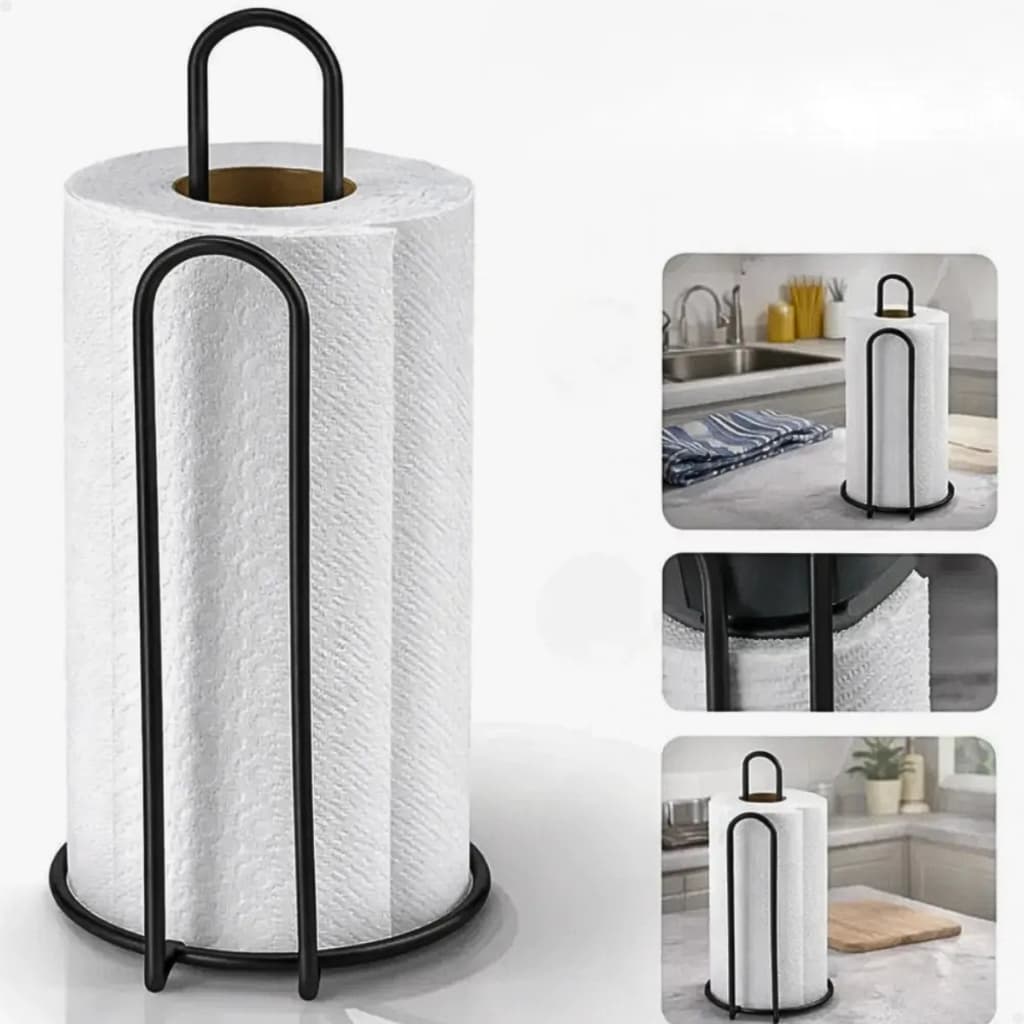 Organizador Suporte Porta Papel Toalha De Mesa Cozinha Prático e Resistente