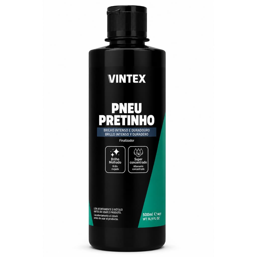 Pneu Pretinho Vintex 500ml Vonixx Brilho Molhado Vonixx
