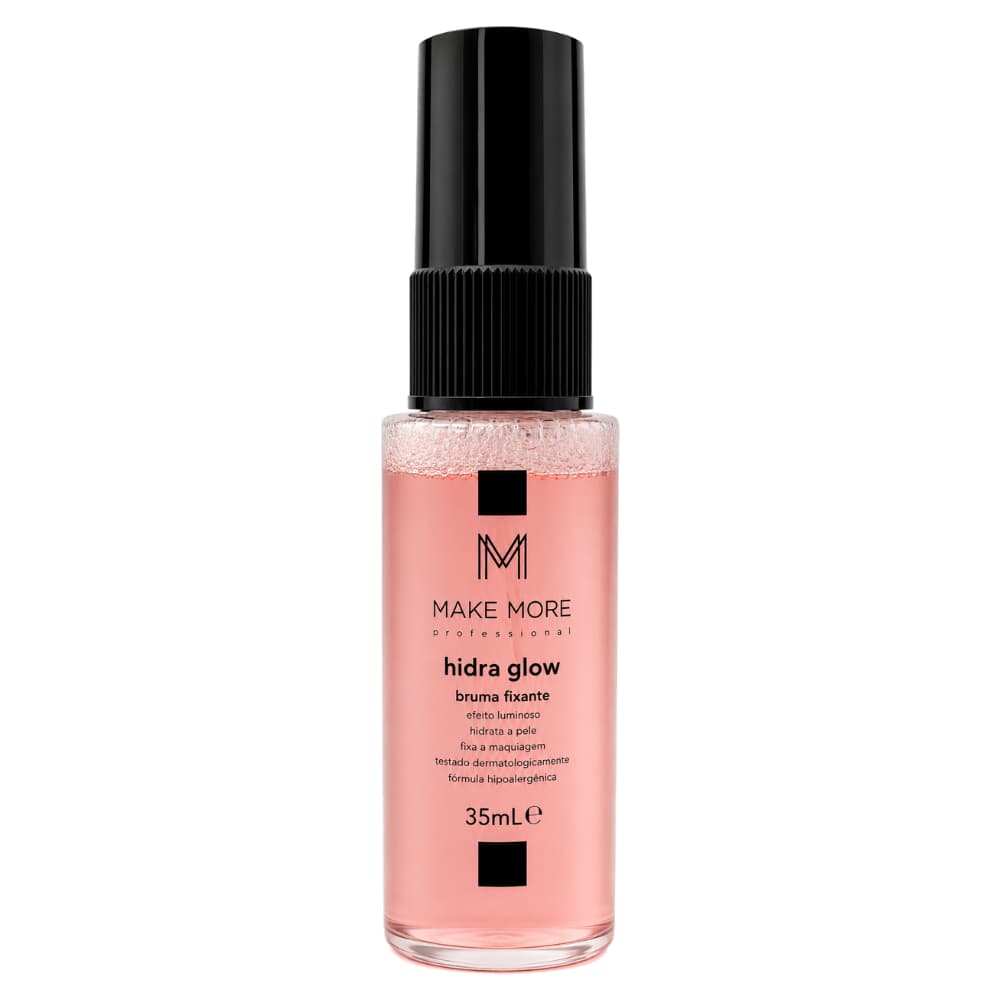 Bruma Fixante Hidra Glow Make More Luminoso Brilhante Miniatura 35ml