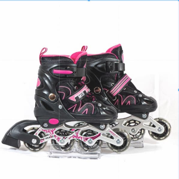 Patins Inline Ajustavel Com Luz De Led. Com OU SEM Kit Protecao Varias Cores E Tamanhos disponiveis