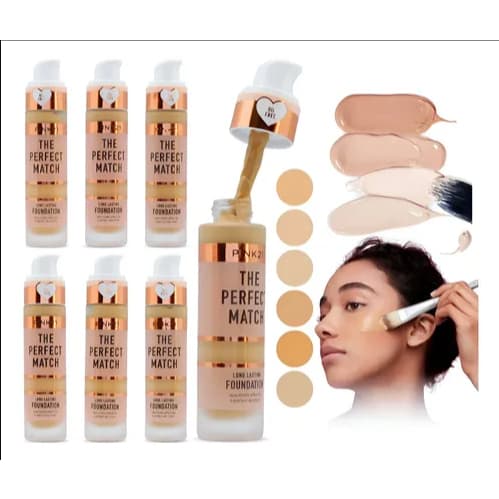 Base Liquida Longa Duração The Perfect Macth Pink 21