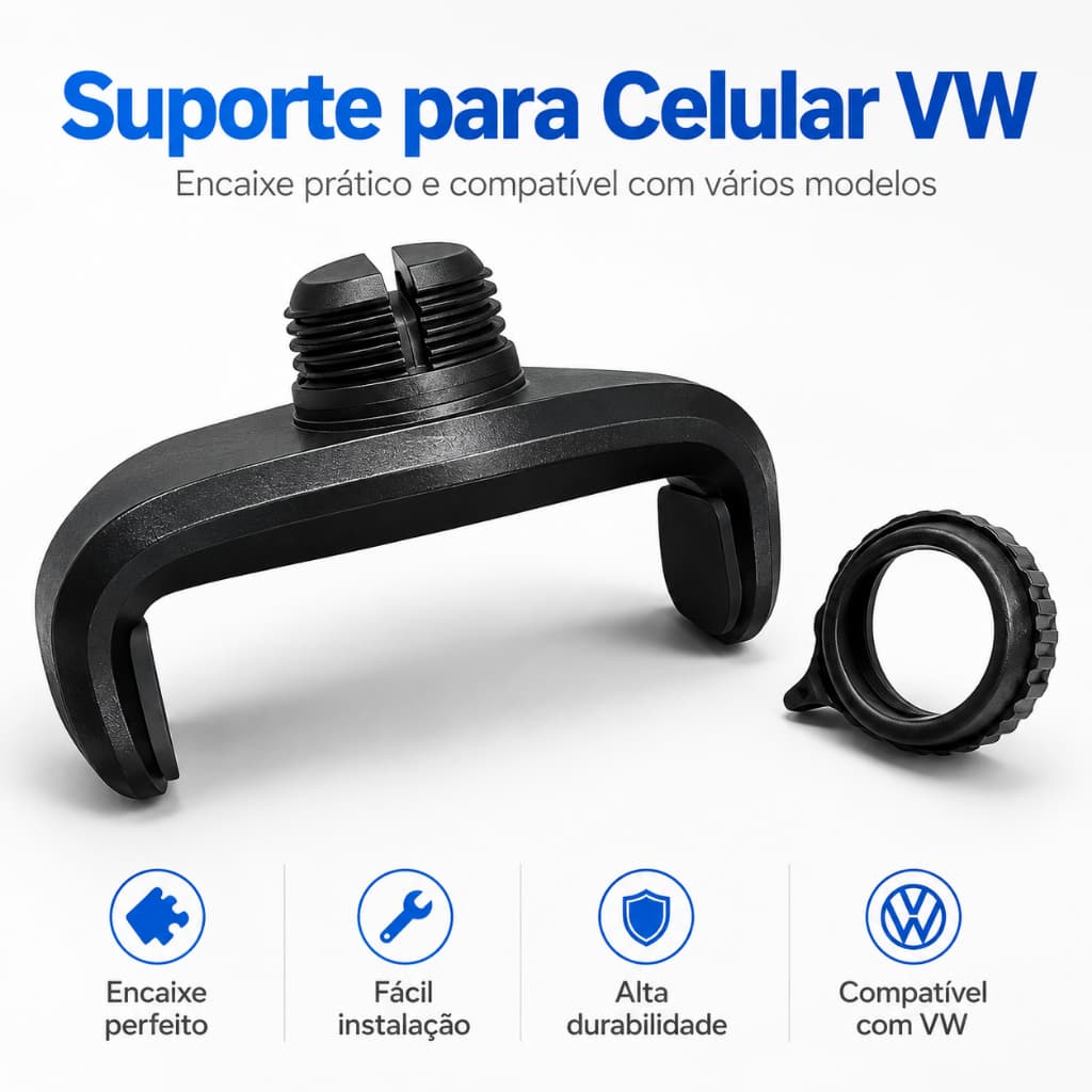 Suporte Celular Up Polo Virtus Voyage Saveiro T-cross Gol Vw