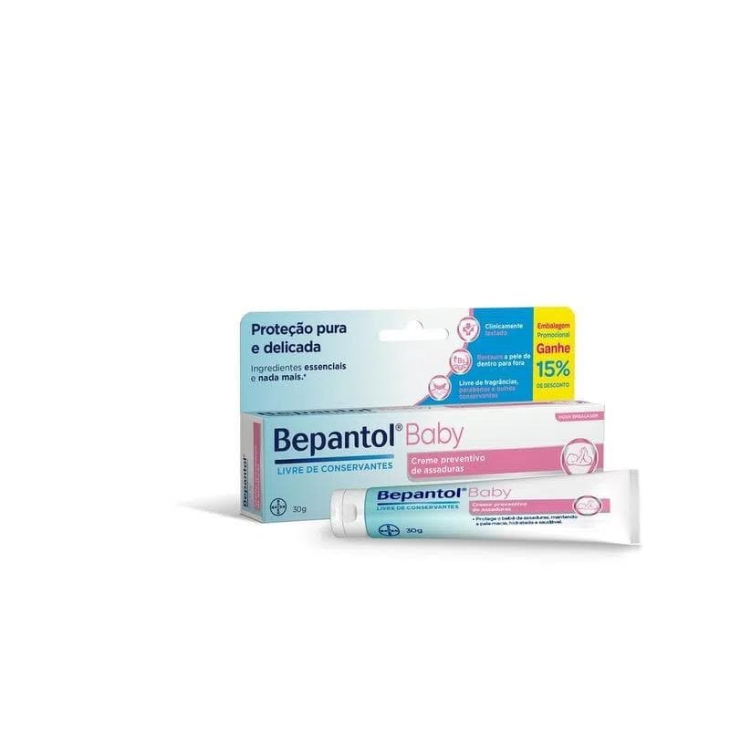 Bepantol Baby Pomada Assadura 30g - Proteção Transparente e Livre de Irritantes