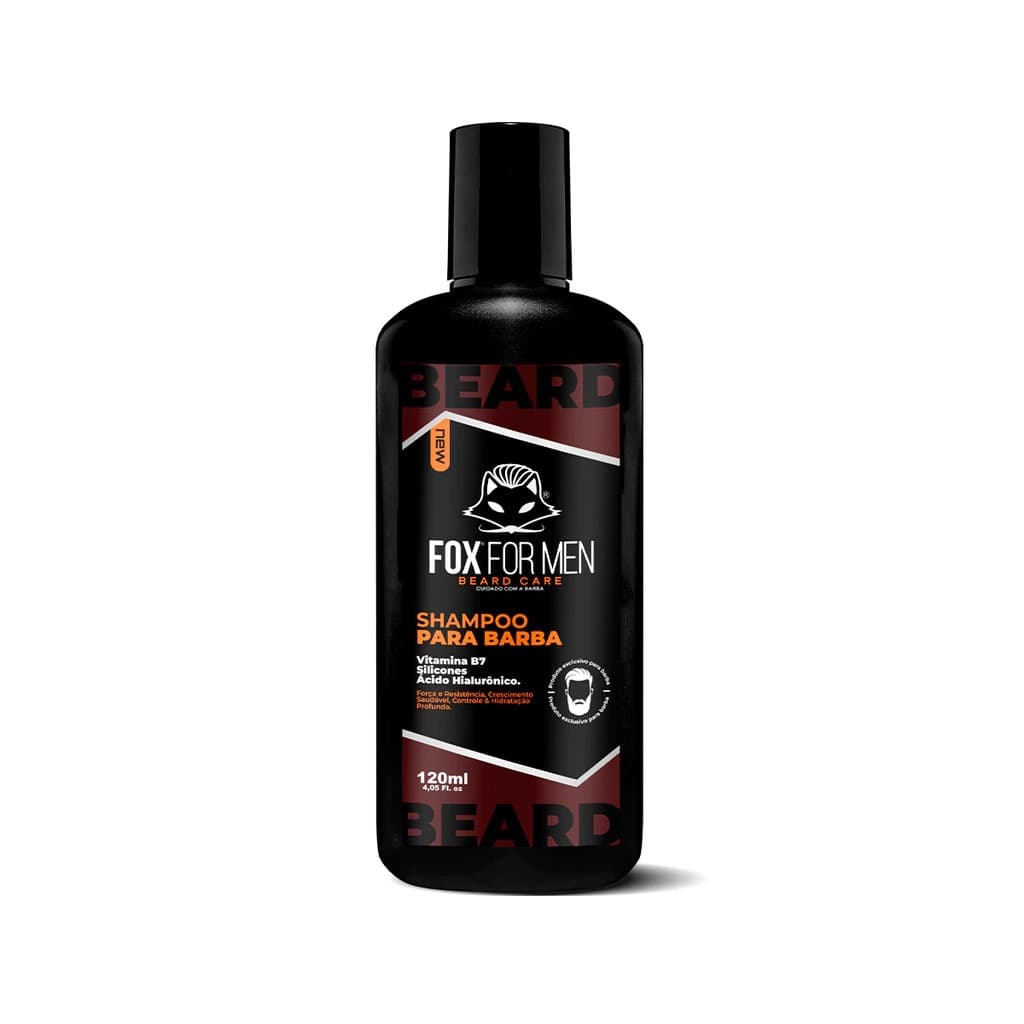 SHAMPOO PARA BARBA 120ML - FOX FOR MEN