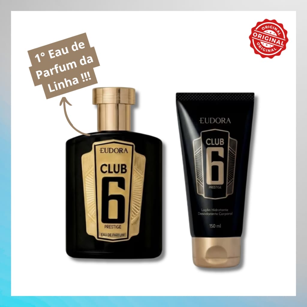 Kit Eudora Club 6 Prestige: Eau de Parfum + Loção Hidratante
