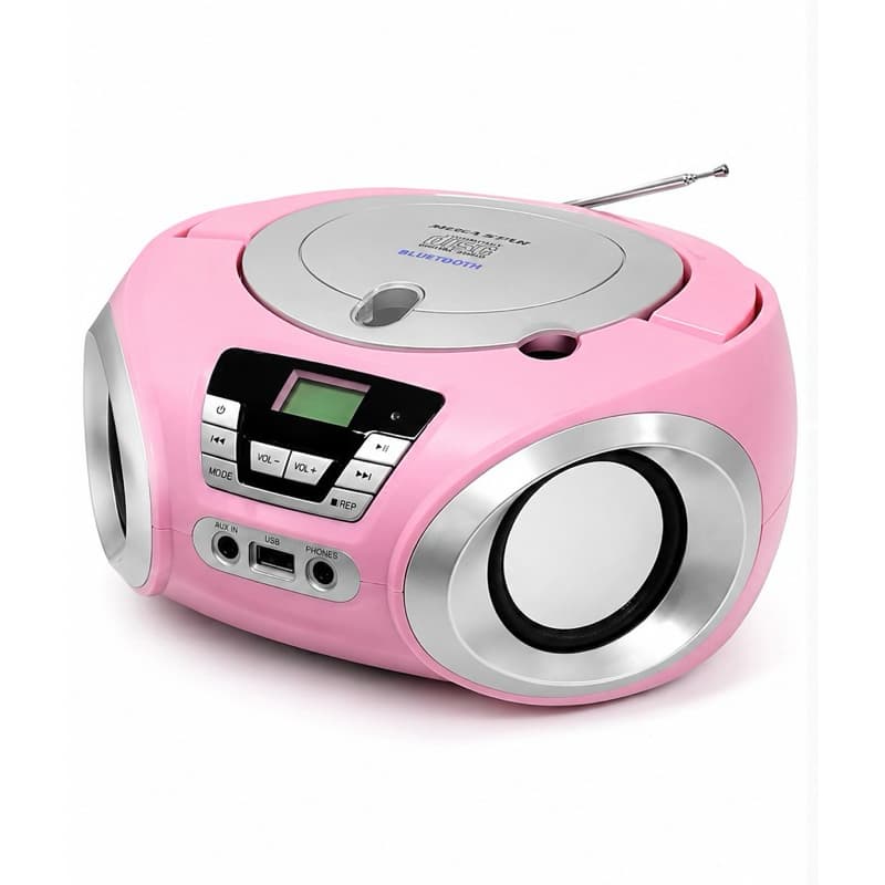 Radio Retro Micro System 1200 Watts Reprodutor CD Pendrive USB com Bluetooth Bivolt