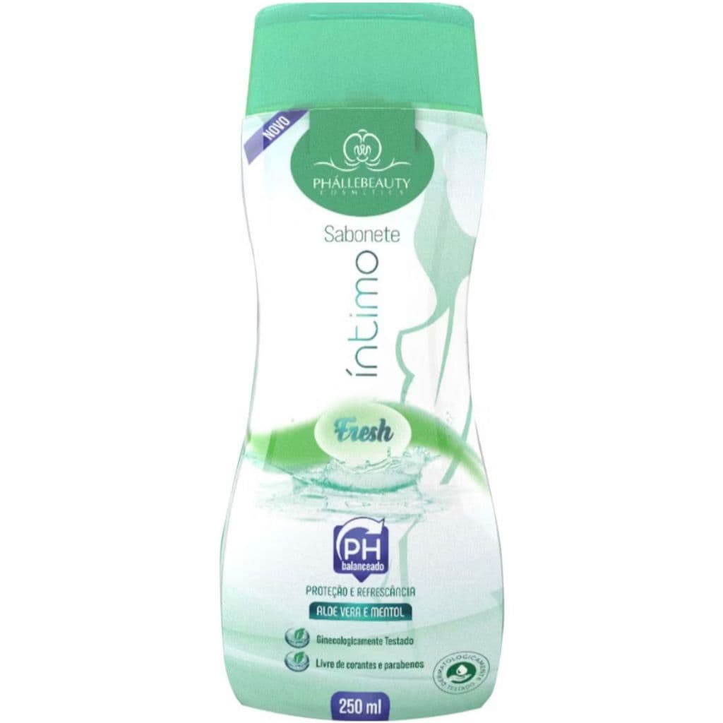 Sabonete Íntimo Fresh Aloe Vera e Mentol Phállebeauty 250ml