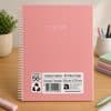 Caderno universitário Espiral 1 Matérias 80 Folhas - Rosa