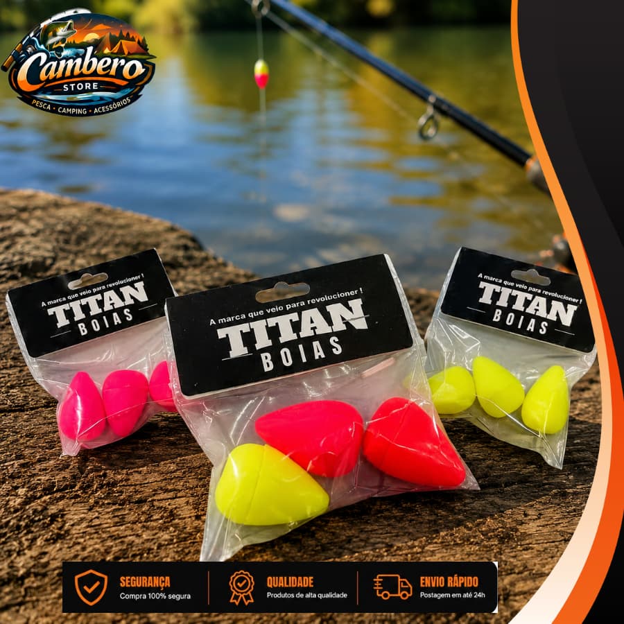 Boia Guia Lambari Nº 5, 6, 7 Para Pesca Flutuante – Kit com 3 Unidades