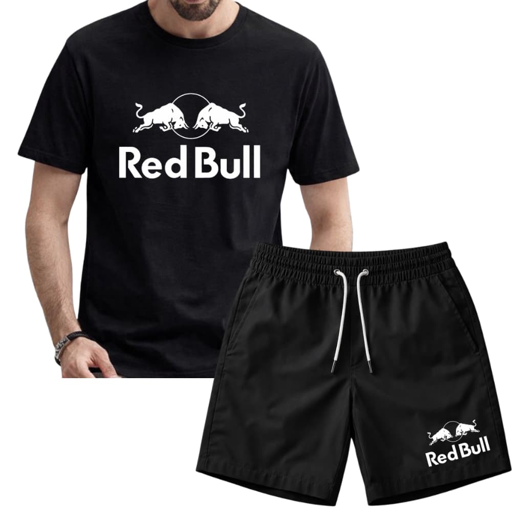 Kit Camiseta e Short Premium Streetwear Conjunto Camisa de Algodão Short Premium