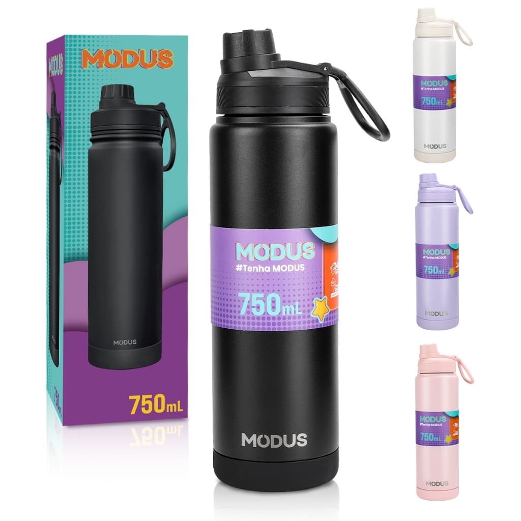 Garrafa Térmica 750ml garrafa espacial Quente & Frio Com Isolamento Térmico De Grande Capacidade