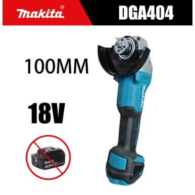 Esmerilhadeira Angular Makita 18V DGA404 Sem Fio (Bateria não inclusa)