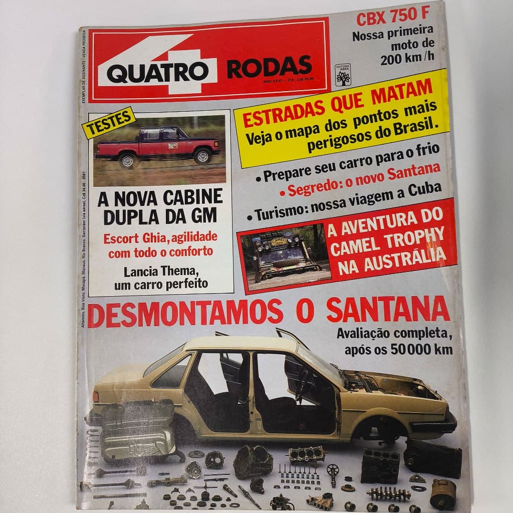 Revista 4 Rodas - Ano XXVI - Nº 310 - Maio de 1986