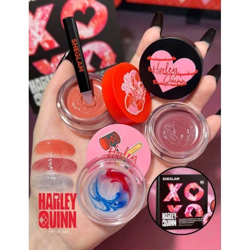 kit 3 Gloss Harley Quinn Sheglam