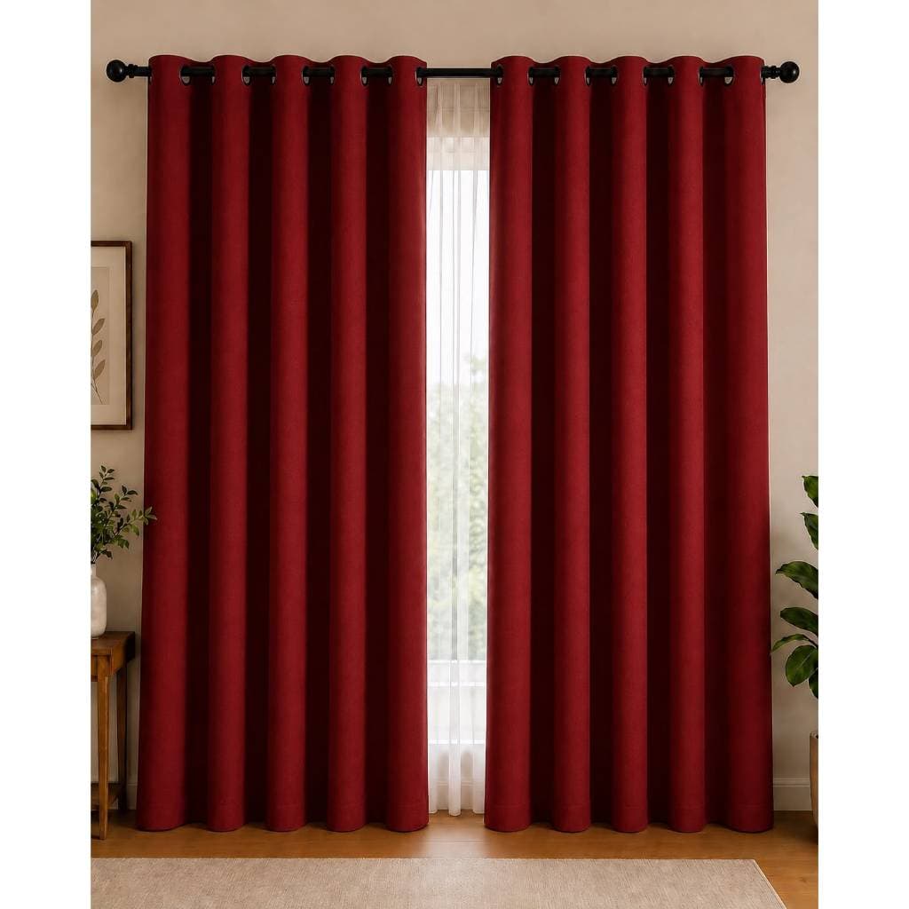 Cortina PREMIUM 3,00x2,50 - Decoração Para Quarto, Sala & Escritório Janela Inteira Ótimo Caimento