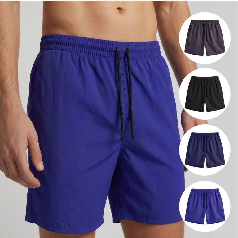 Bermuda Masculina de Academia de Tactel Esportiva Com Elastano