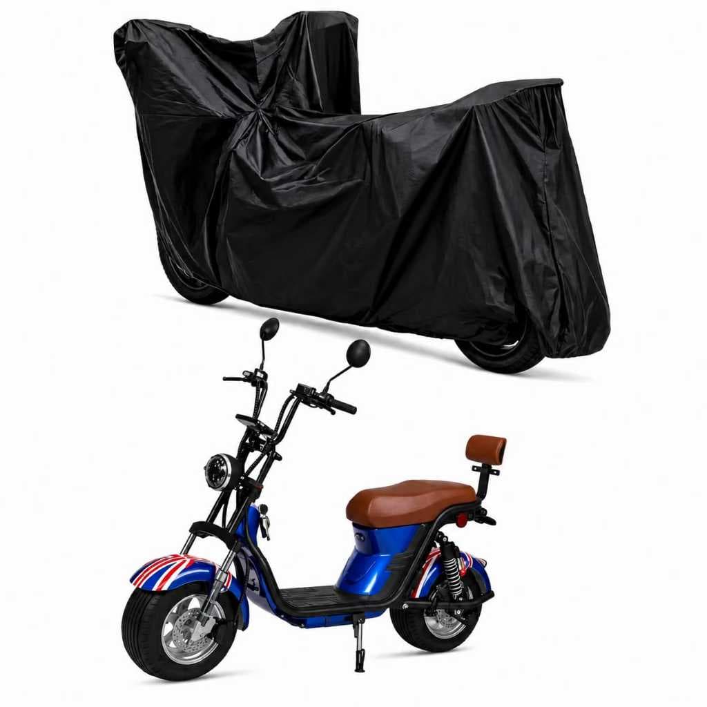 Capa Cobrir Bicicleta Elétrica 100% Impermeável Proteção UV Chuva Poeira