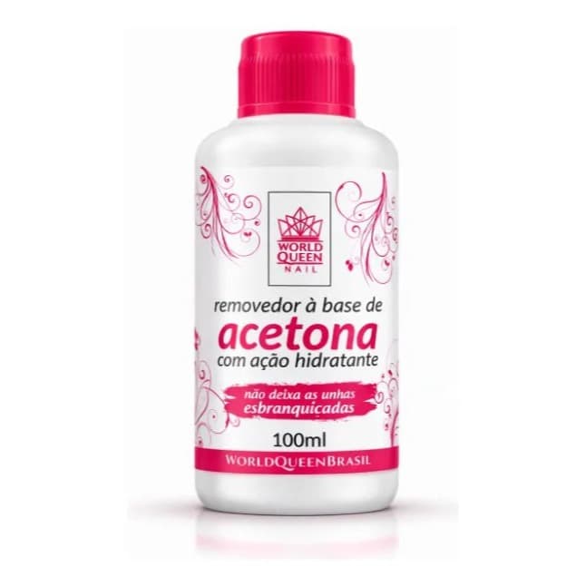 Removedor à Base de Acetona com Hidratante 100ml World Queen