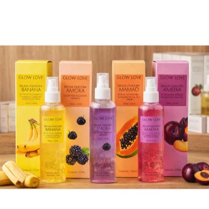Bruma  Glow Fixadora Vegana com Aroma Max Love 200 ml
