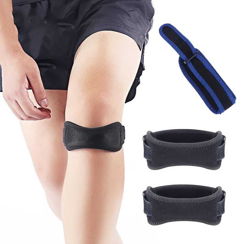 Joelheira Suporte Patelar Ajustável com Almofada EVA – Proteção para Esportes, Academia, Corrida e Ciclismo - 8623