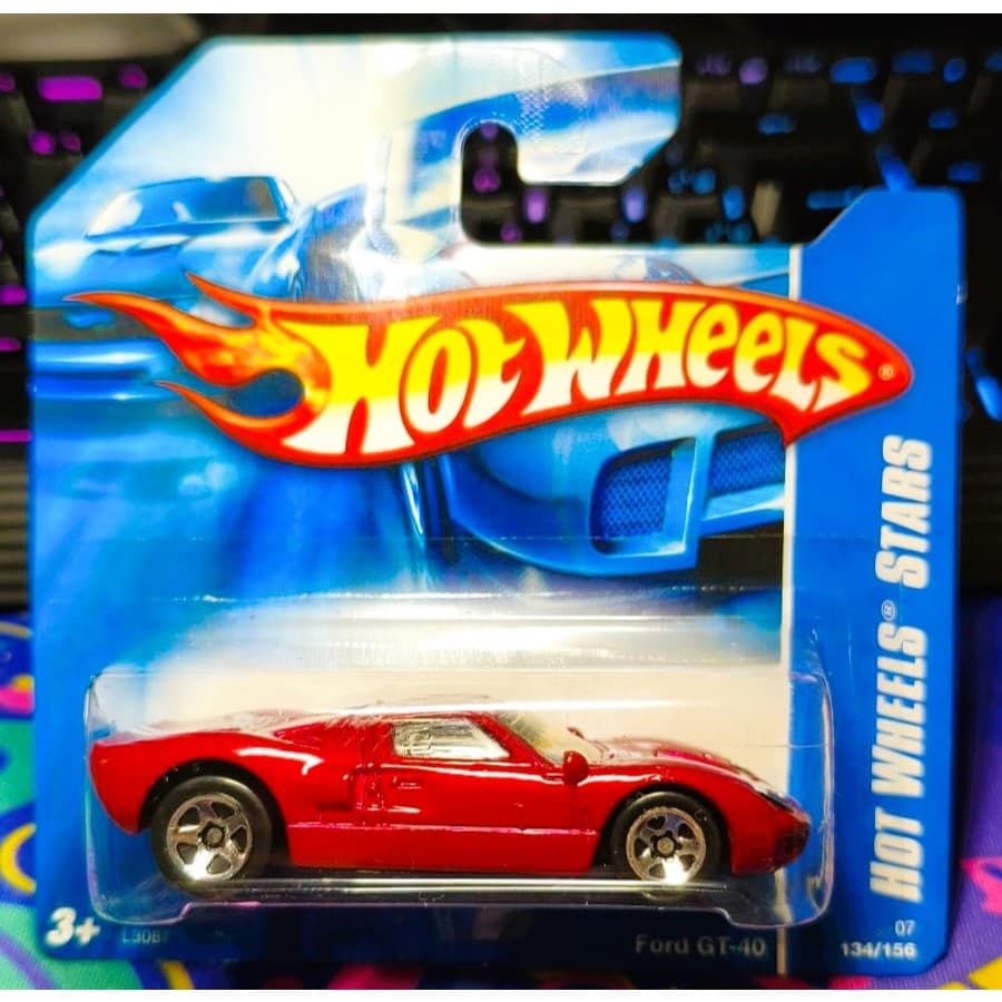 Hot Wheels Hot Wheels Stars 2008 Ford GT-40 Vermelho N134 Lacrado