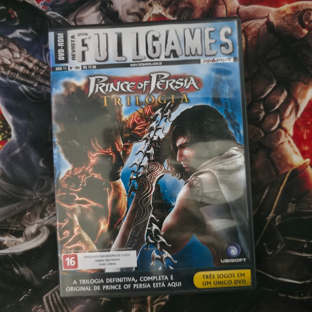 Prince Of Persia Trilogia Pc Dvd Rom Mídia Física Fullgames (Usado)