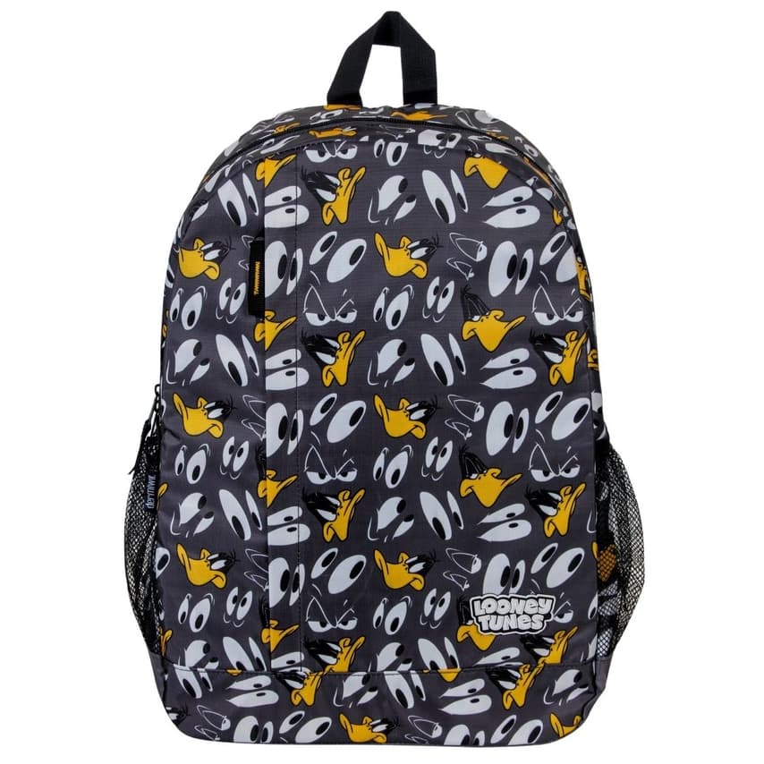 Mochila Escolar Viagem Academia Looney Tunes Patolino Oficial