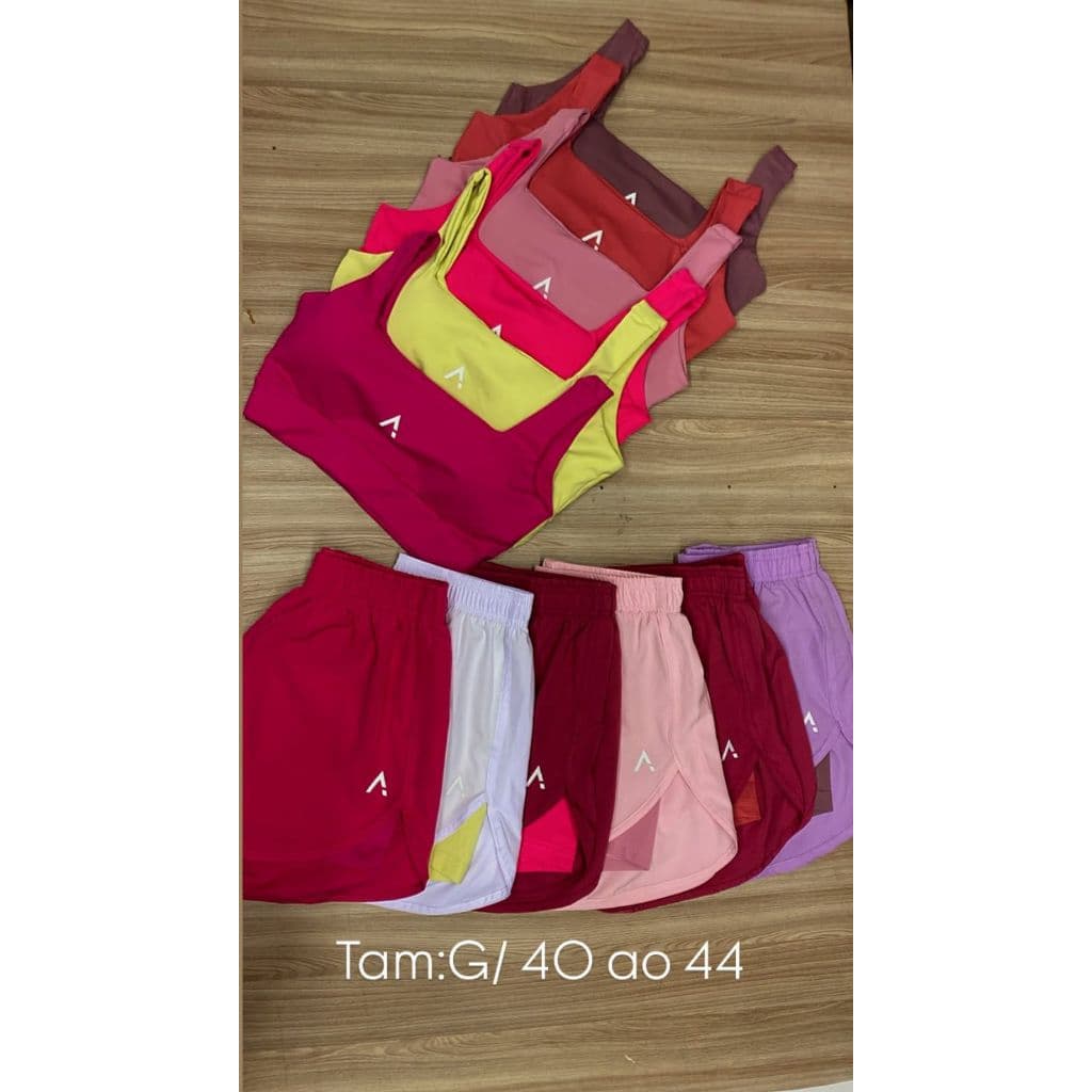 CONJUNTO SHORT DUPLO ,SHORT DUPLO CINTURA ALTA, CONJUNTO CORRIDA, CONJUNTO DUPLO SHORT + CROPPED.