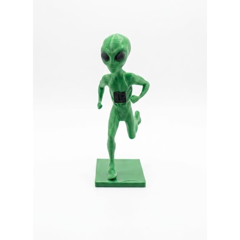 ET Maratonista Alienígena Corredor Estátua Decorativa Colecionável