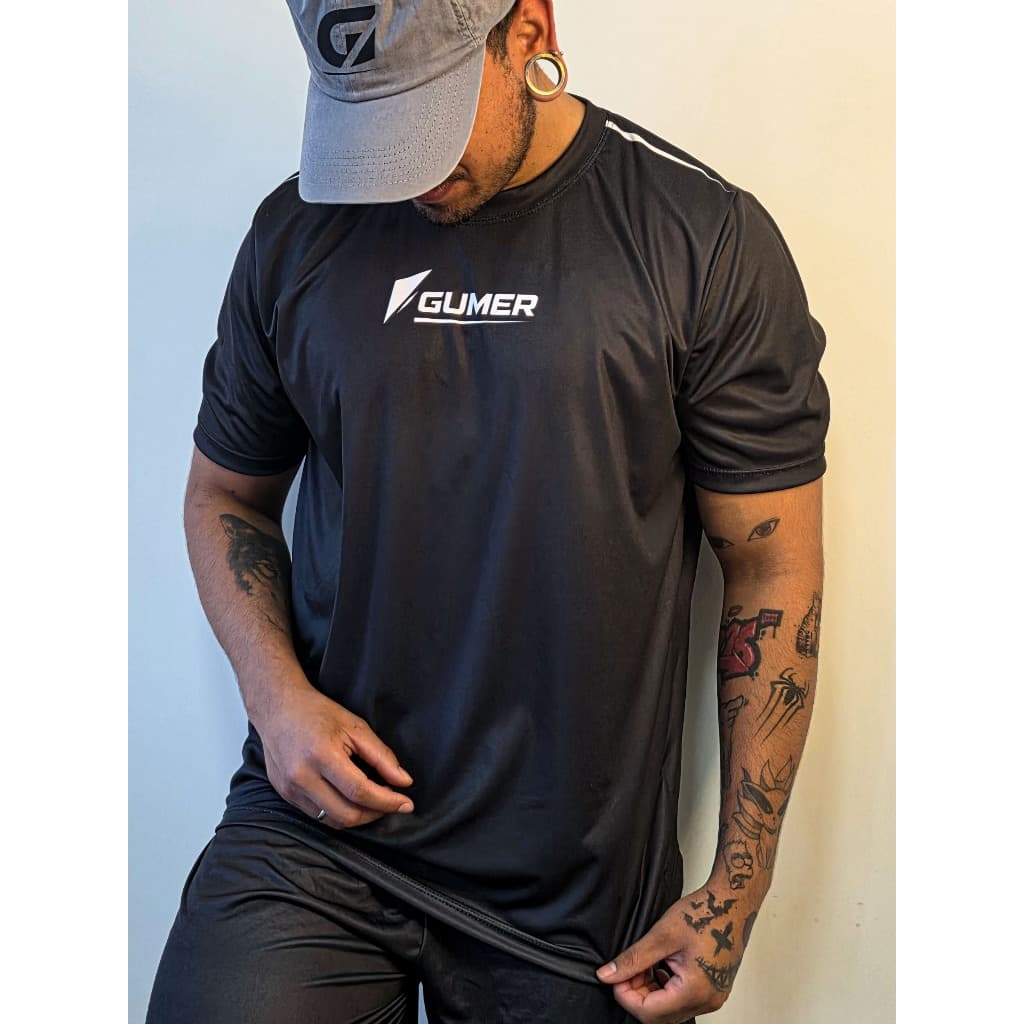 CAMISETA PLUS SIZE DRY FIT PRETA