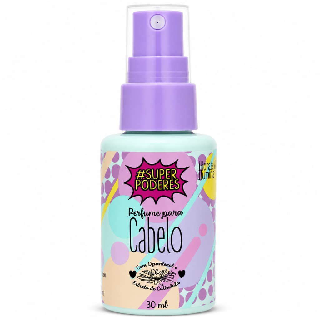Perfume Capilar Spray de Calêndula Condicionante com D-Pantenol e Proteção UV 30ml