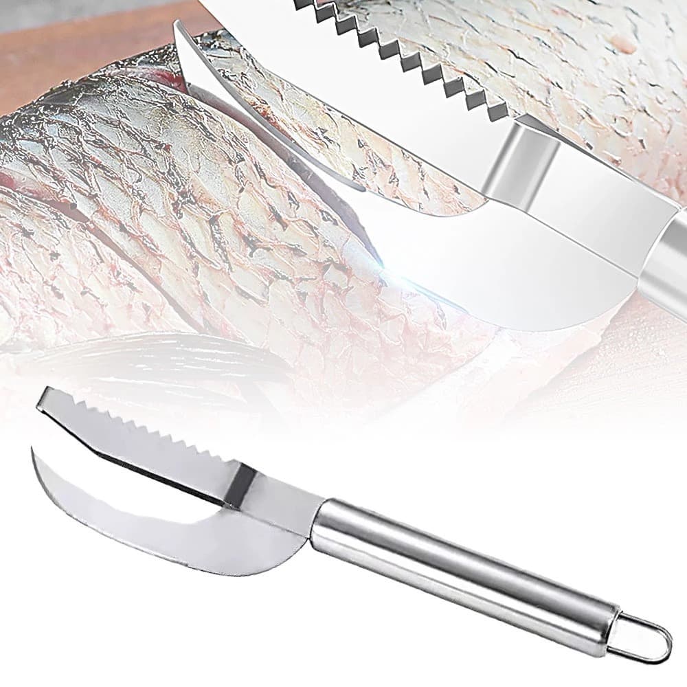 FACA E DESCAMADOR PARA PEIXE