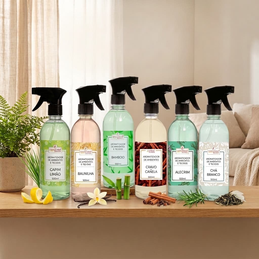Aromatizador De Ambiente E Tecidos Perfumador Home Spray 500ml
